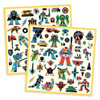 Robot Metallic Stickers - Parkette.