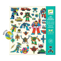 Robot Metallic Stickers - Parkette.