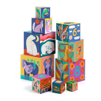 Wild Animals Stacking Cubes - Parkette.