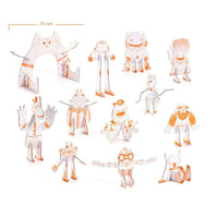 Color Assemble Play - Team Monsters - Parkette.