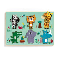Coucou Croco Wooden Puzzle - Parkette.