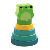 Puzz & Stack Rainbow Wooden Puzzle & Stacking Game - Parkette.