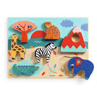 Savana Story Wooden Puzzle - Parkette.