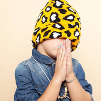 Nailmatic Kids Titi Neon Yellow Glitter Water-Based Nail Polish - Parkette.