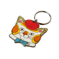 3P4 x Richard Scarry® - Huck Cat Enamel Keychain - Parkette.