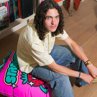 OMY Decorative Air Pillow – Giant Strawberry Candies - Parkette.