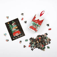 Christmas Car 130 Piece Jigsaw Puzzle Ornament - Parkette.