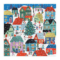 Christmas in the Village 500 Piece House Puzzle - Parkette.