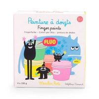 Les Schmouks Fluorescent Finger Paints - Parkette.