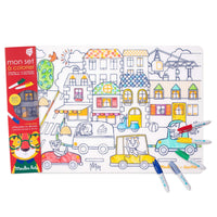 Les Popipop Silicone Colouring Set - Parkette.