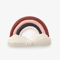 Apres la Pluie Natural Rubber Rainbow Teething Ring - Parkette.