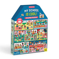 My School is Cool 100 Piece Puzzle House-shaped Puzzle - Parkette.