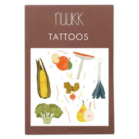 Organic Fruits and Veggies Temporary Tattoos - Parkette.