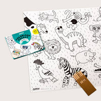 OMY Pocket Colouring Mini Poster - Parkette.