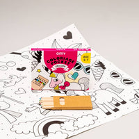 OMY Pocket Colouring Mini Poster - Parkette.