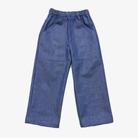 Wide Leg Blue Jeans - Parkette.