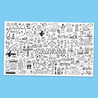 Top Canada Giant Colouring Poster - Parkette.
