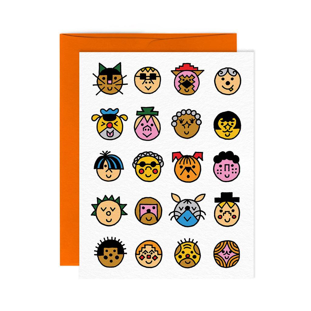 Little Faces Card - Parkette.