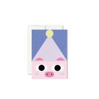 Birthday Pig Mini Card - Parkette.