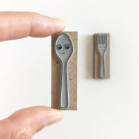 Mini Stamps - Spoon and Fork - Parkette.