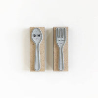 Mini Stamps - Spoon and Fork - Parkette.