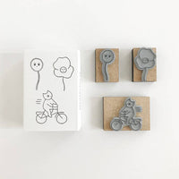 Mini Stamps - The Cat Rider - Parkette.