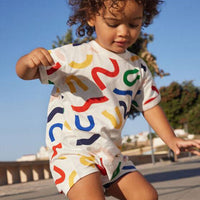 BABIES' PRINTED FLEECE PLAYSUIT - Parkette.