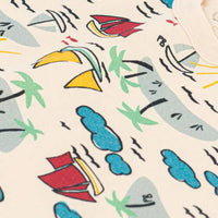 PRINTED JERSEY PLAYSUIT - Parkette.