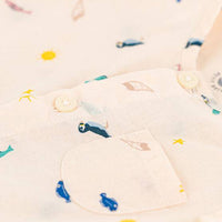 PRINTED POPLIN JUMPSUIT - Parkette.