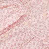 BABIES' COTTON GAUZE SHORT-SLEEVED DRESS AND BLOOMERS - Parkette.