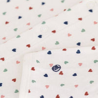 BABIES' BODYJAMA IN MINI-HEART PRINT TUBE KNIT - Parkette.