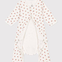 Babies' Footless Cotton Bodyjama - Foxes - Parkette.
