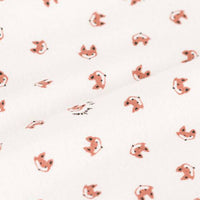 Babies' Footless Cotton Bodyjama - Foxes - Parkette.