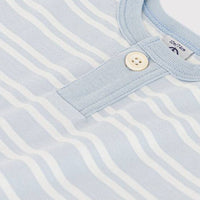 SHORT-SLEEVED STRIPED JERSEY T-SHIRT - Parkette.