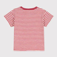 SHORT-SLEEVED STRIPED SLUB JERSEY T-SHIRT - Parkette.