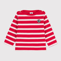THICK STRIPY JERSEY BRETON TOP - Parkette.