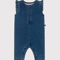 Babies' Sleeveless Denim Jumpsuit - Parkette.