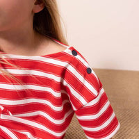THICK STRIPY COTTON T-SHIRT - Parkette.