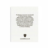 Bauhaus Mini Card - Parkette.