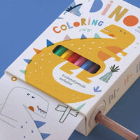 Scrollino Dino Coloring - Parkette.