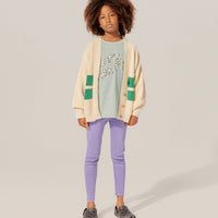 Washed Blue Kids Leggings - Parkette.