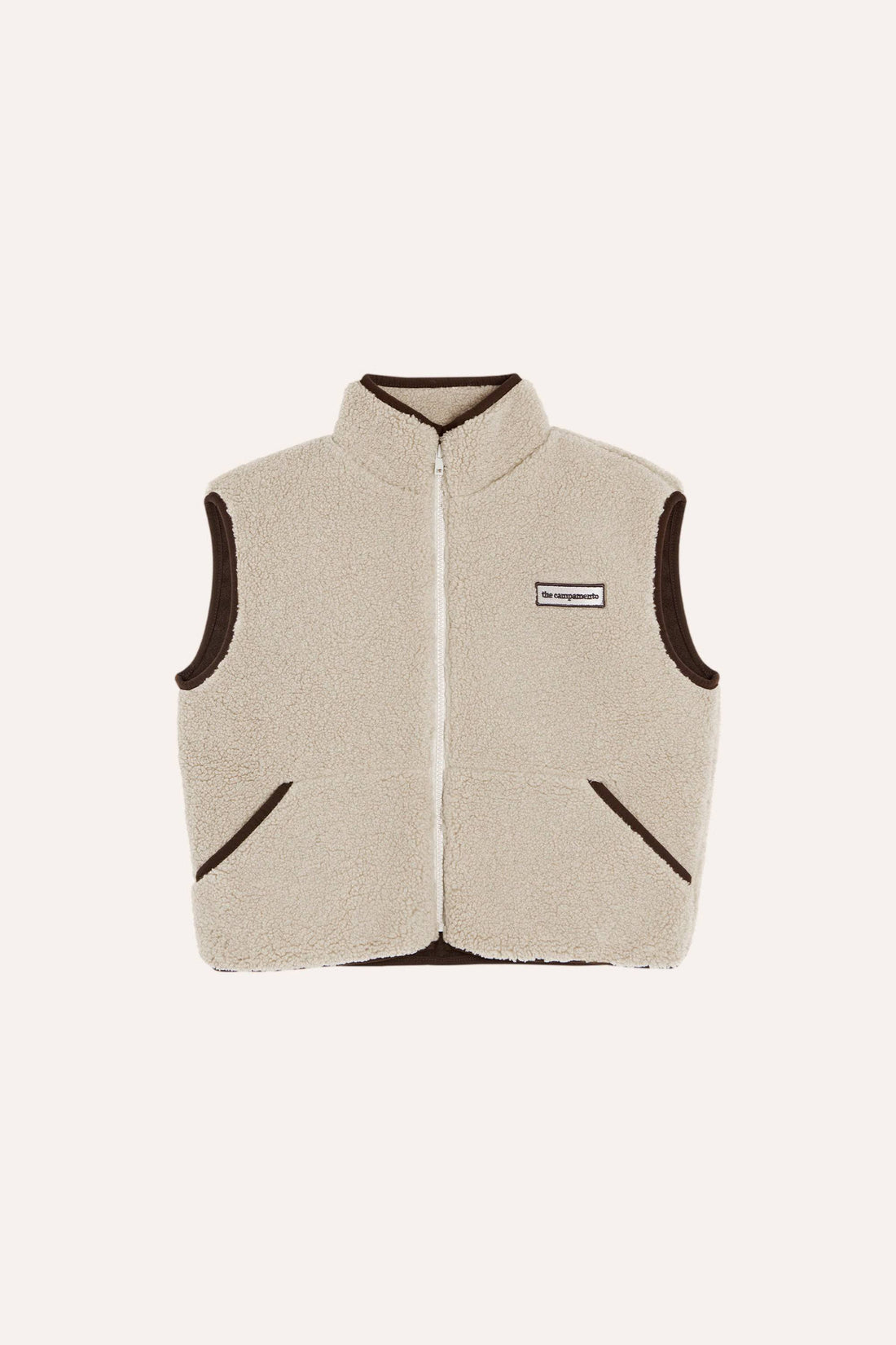 Ecru Teddy Vest - Parkette.