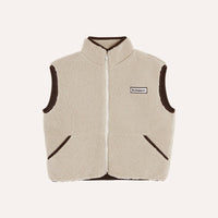 Ecru Teddy Vest - Parkette.