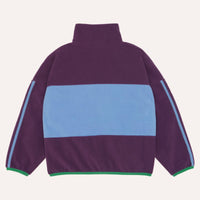 Purple Polar Zipped Sweatshirt - Parkette.