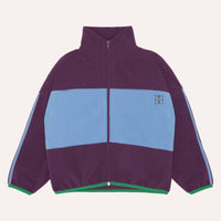 Purple Polar Zipped Sweatshirt - Parkette.