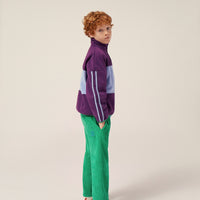 Purple Polar Zipped Sweatshirt - Parkette.