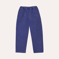 BLUE WASHED KIDS TROUSERS - Parkette.