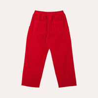 RED CORDUROY TROUSERS - Parkette.