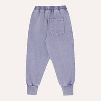 Washed Blue Kids Jogging Trousers - Parkette.