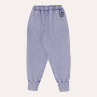 Washed Blue Kids Jogging Trousers - Parkette.